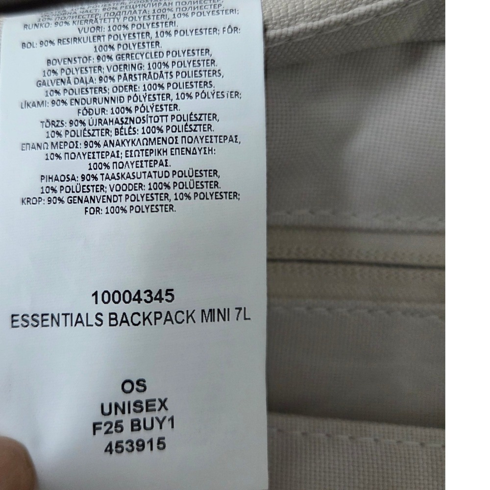 Dakine Essentials Pack Mini Backpack Silver Lining Recycled Material 7L - Picture 9 of 16
